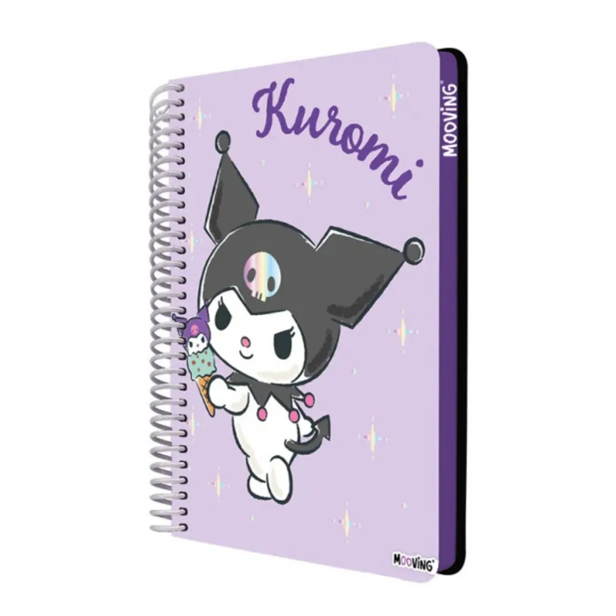 Cuadernola con espiral Kuromi - Mooving
