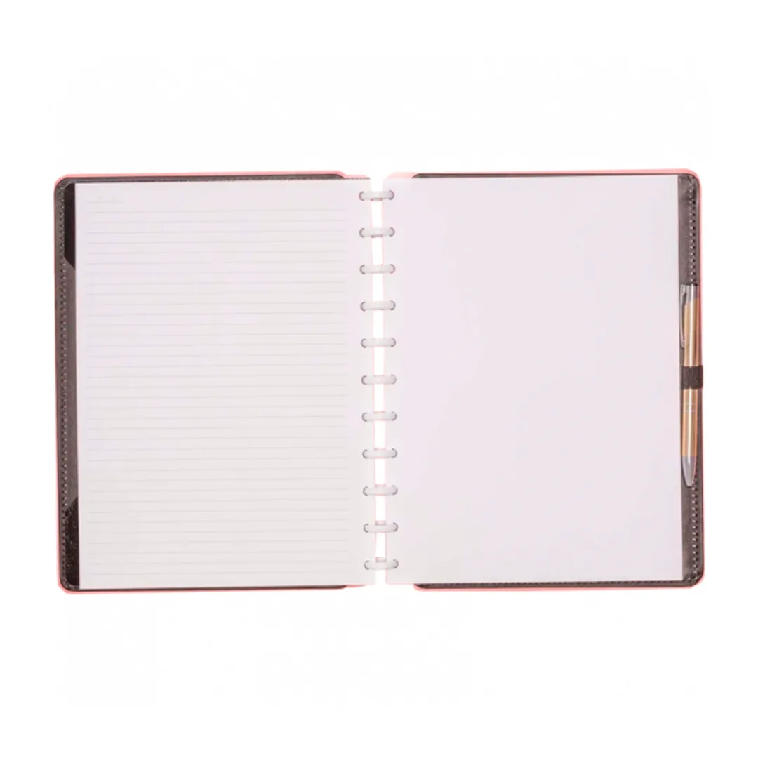 Cuadernola Inteligente A4 Rosa Pastel con Discos