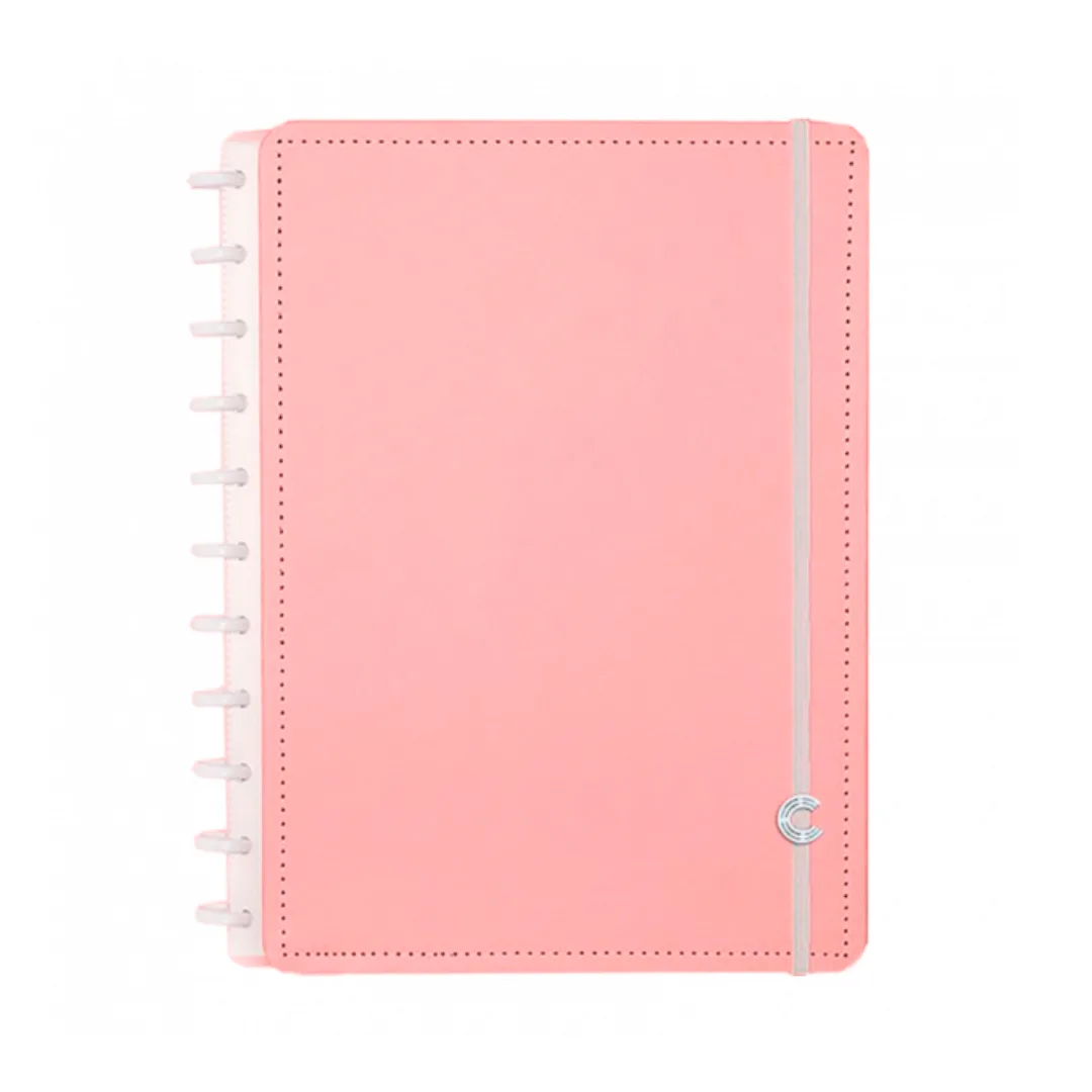 Cuadernola Inteligente A4 Rosa Pastel con Discos