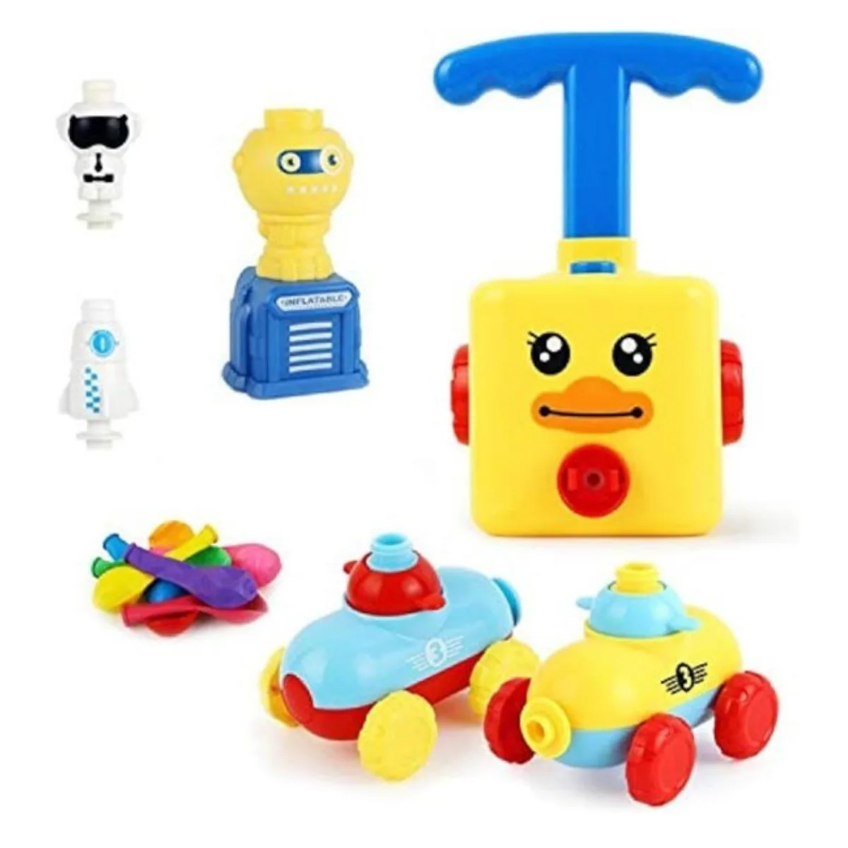 Cubo Lanzador De Autos Con Globos