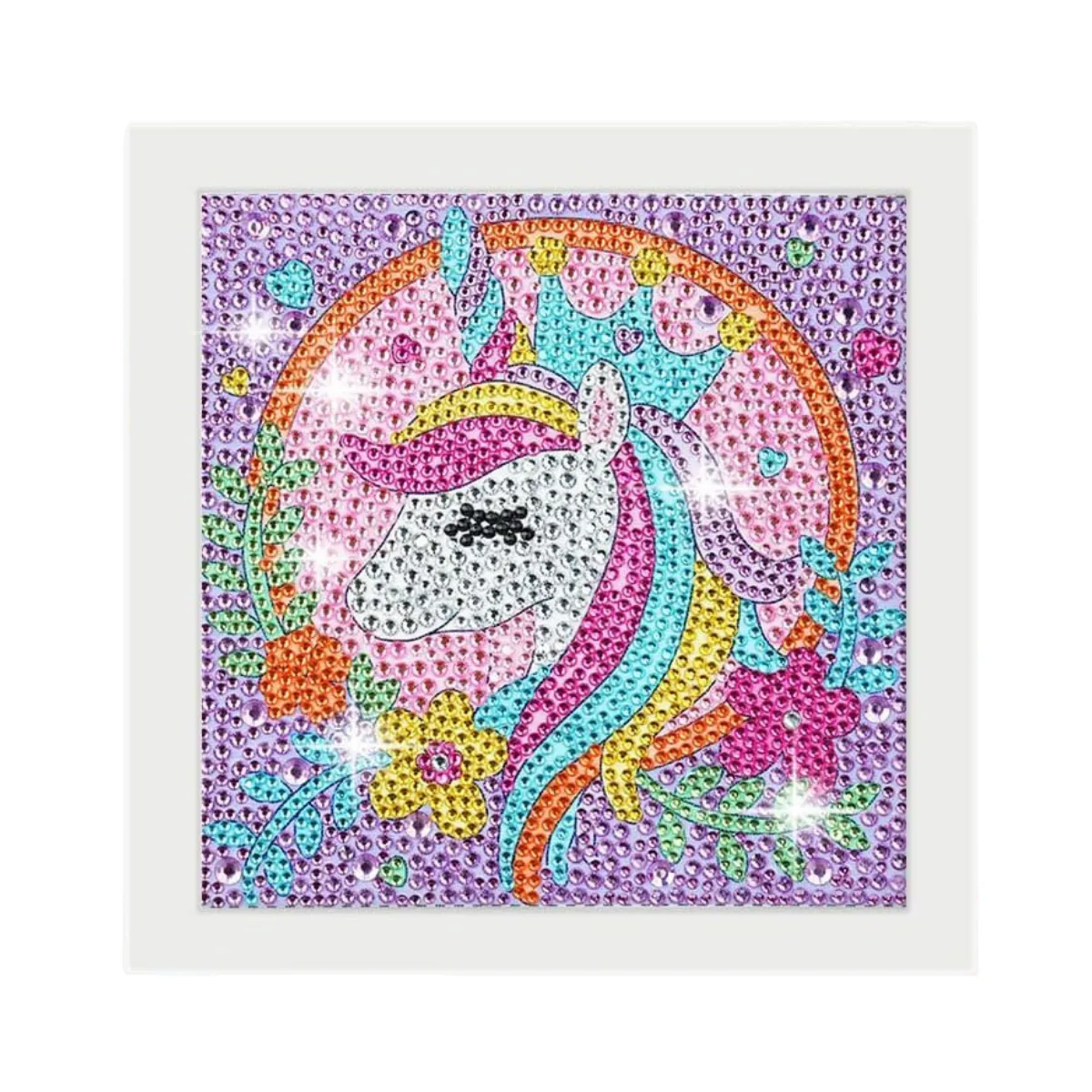 Diamond Painting 17x17cm - Unicornio