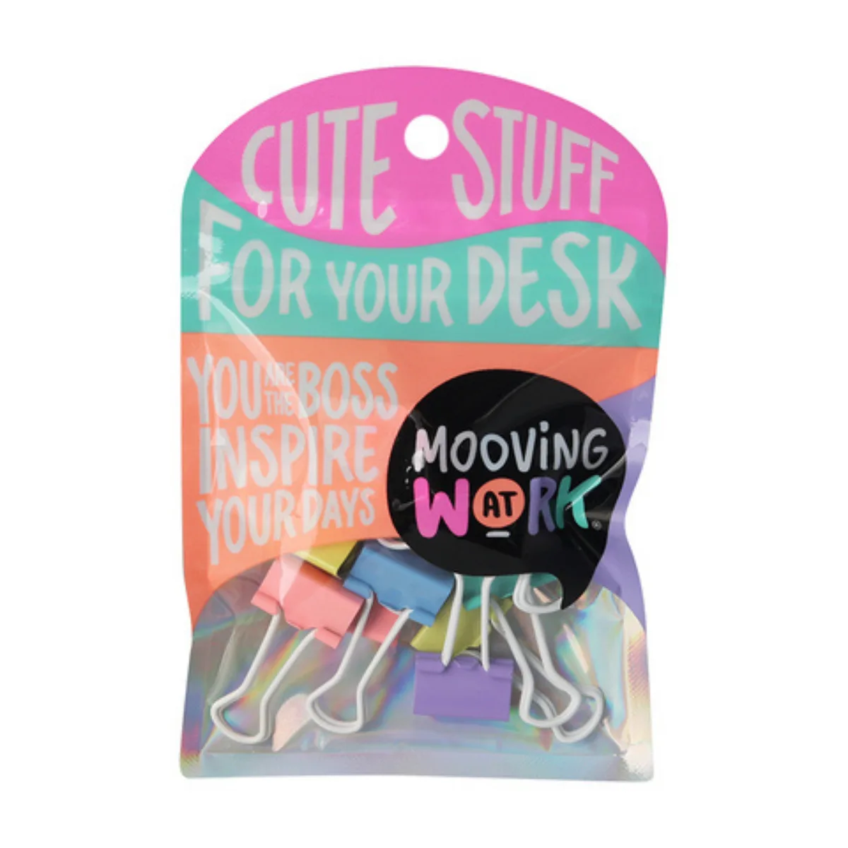Doble Clips x12 unidades 19mm - Mooving