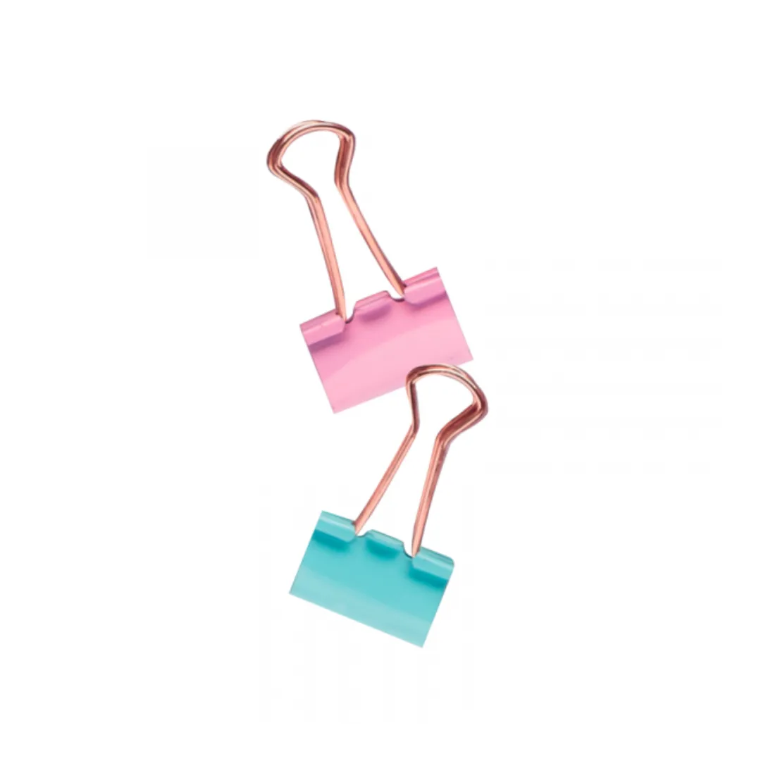Doble Clips x12 unidades 19mm - Pasteles
