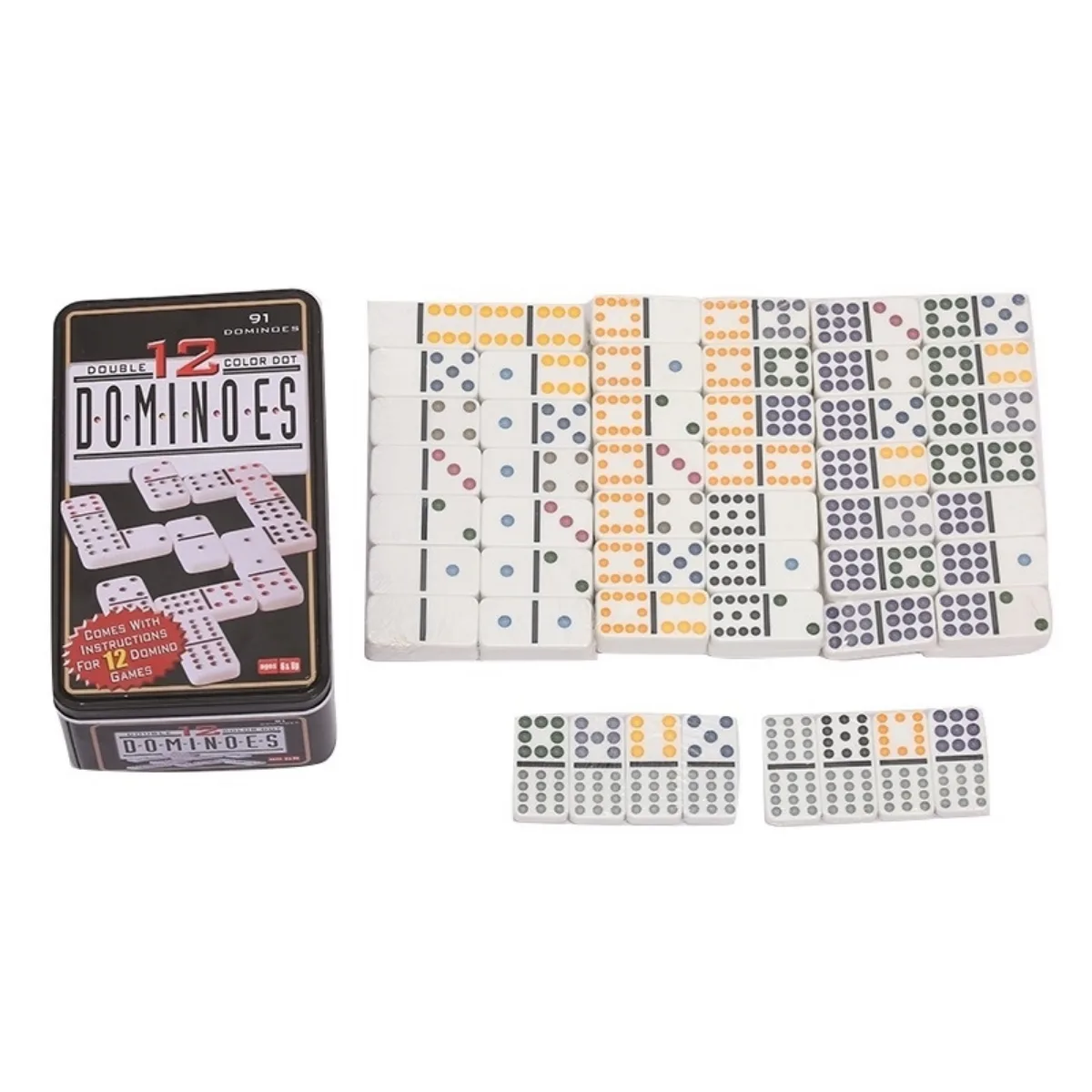 Domino 12 Puntos en Lata