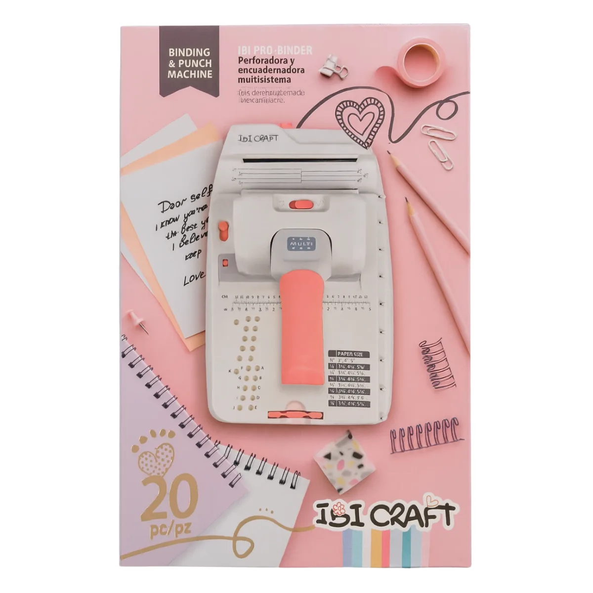 Encuadernadora y Perforadora Multisistema Ibi Craft 7