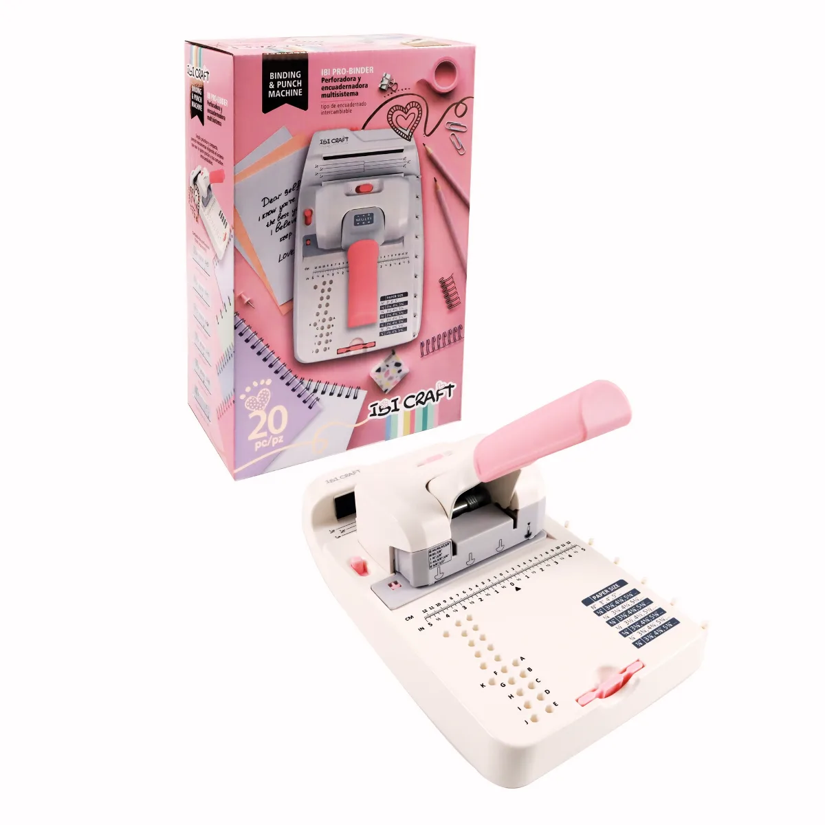Encuadernadora y Perforadora Multisistema Ibi Craft 5