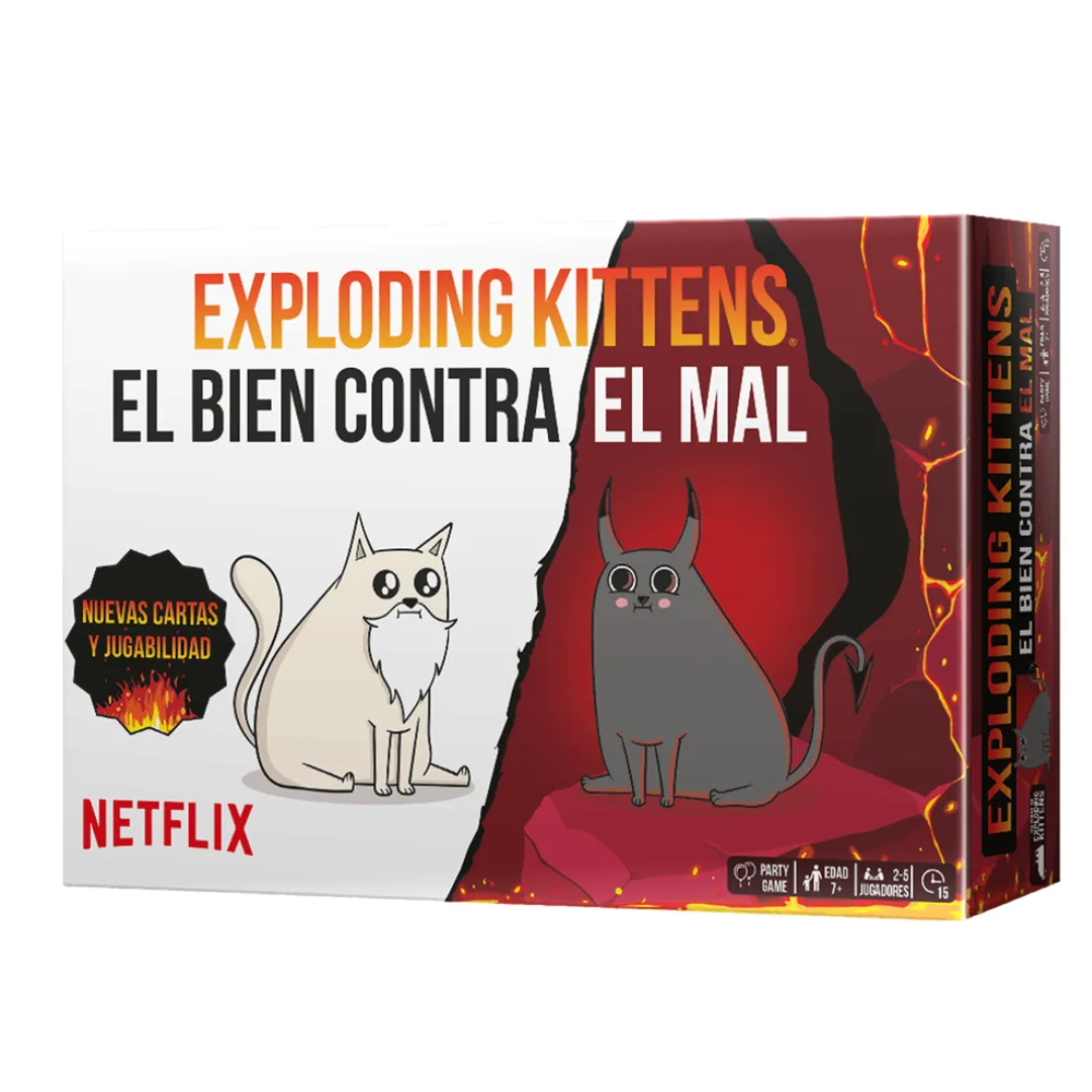 Exploding Kittens El Bien contra el Mal - Asmodee