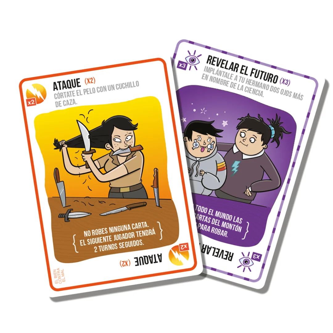 Exploding Kittens El Bien contra el Mal - Asmodee 3
