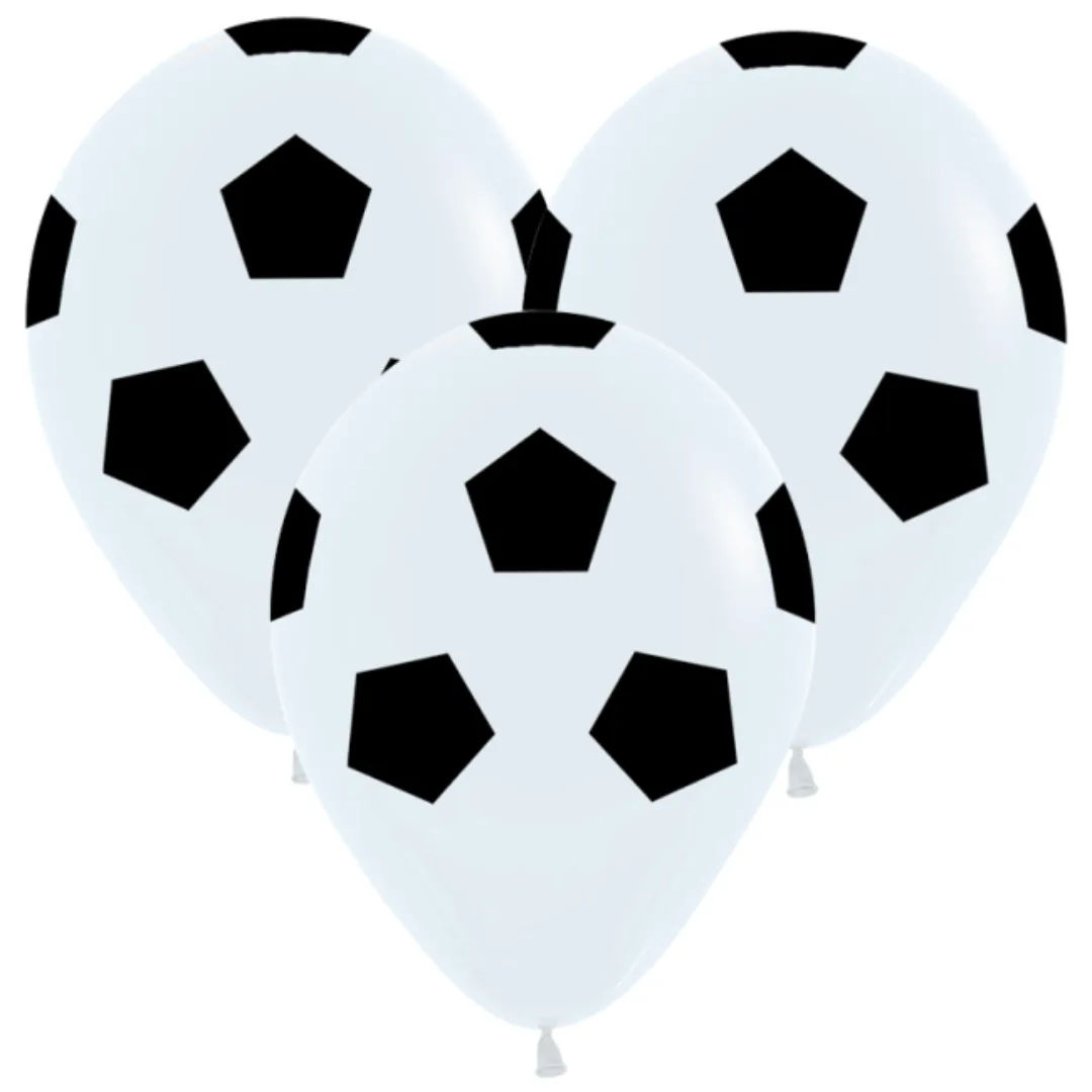 Globos Futbol N°12 - 25 Unidades