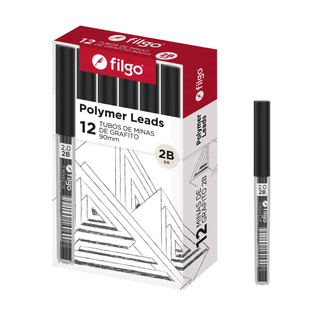 Grafos Minas 2.0mm 2B - Filgo