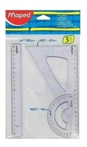 Juego de Geometria 20cm - Reglas Maped