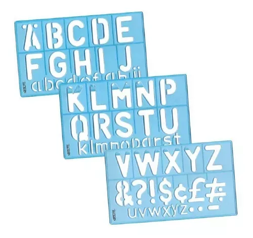 Juego de Geometria - Reglas Letras Abecedario