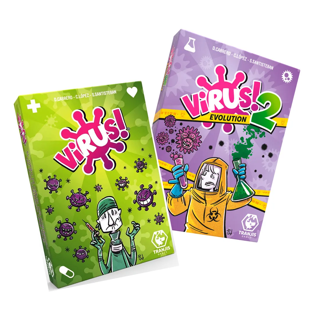 Juego De Mesa Combo Virus 1 Y 2 - Juego Base + Expansion