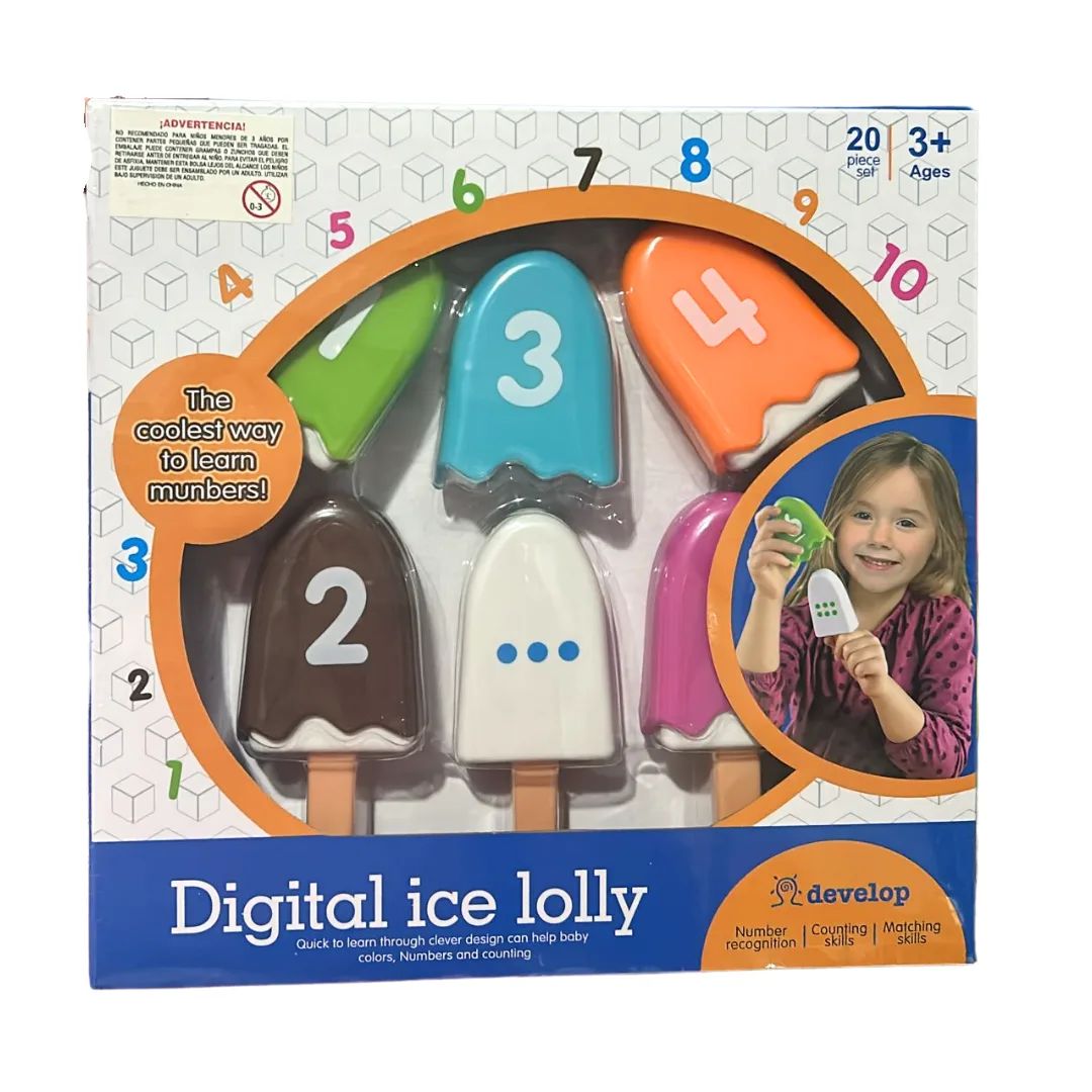 Juego Educativo de Numeros y Helados