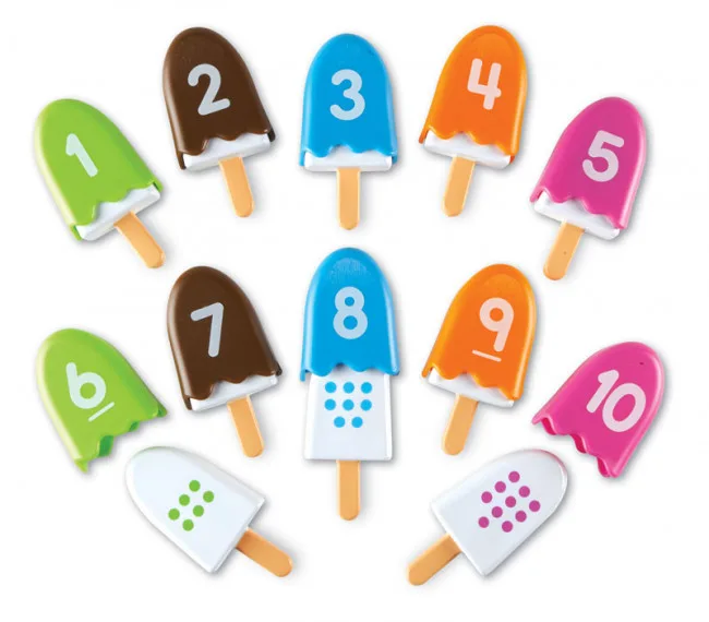 Juego Educativo de Numeros y Helados