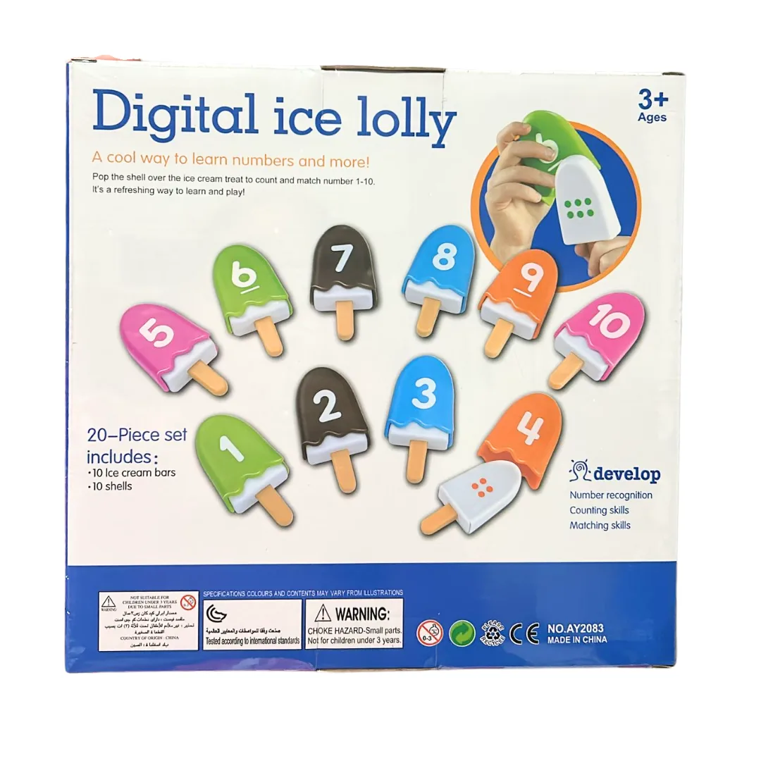 Juego Educativo de Numeros y Helados 3