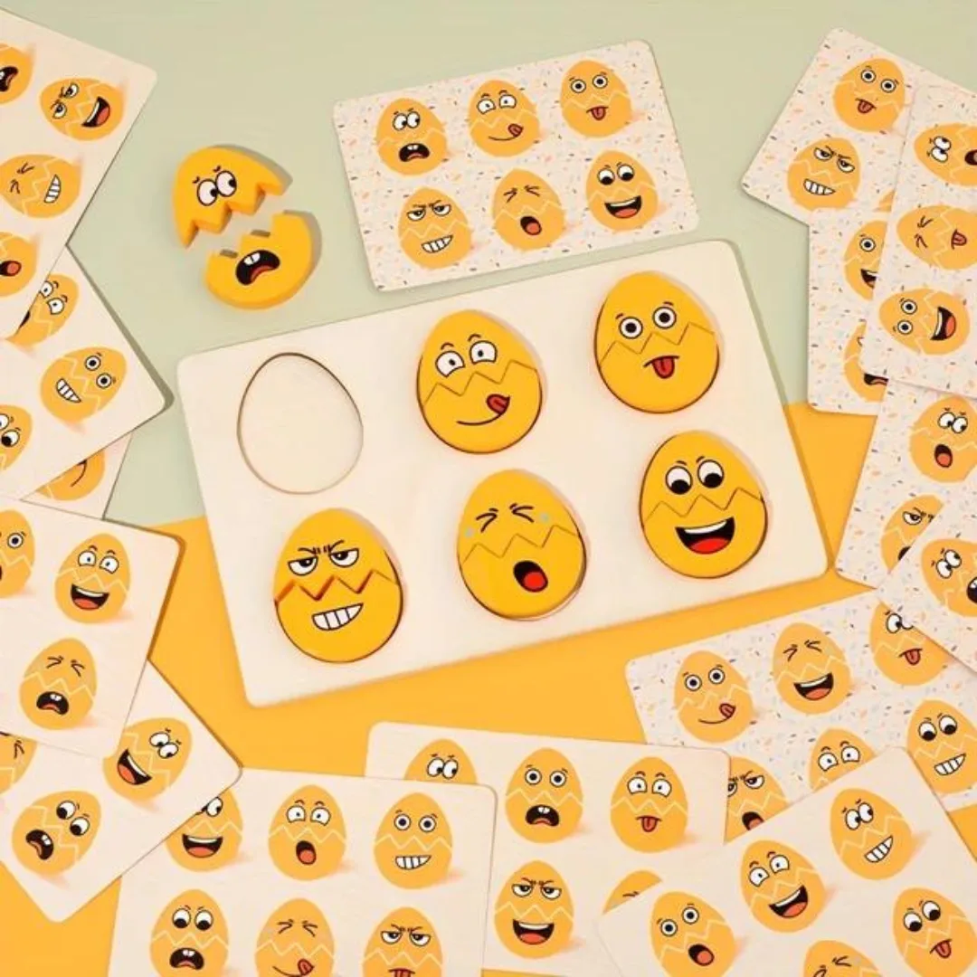 Juego Emociones en Madera 4