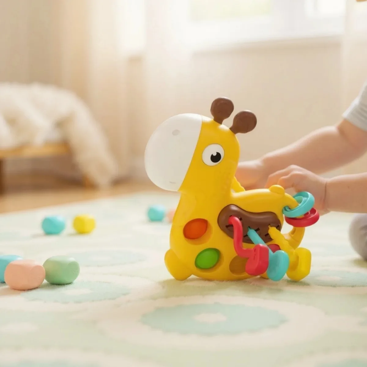 Juguete Sonajero Sensorial Montessori