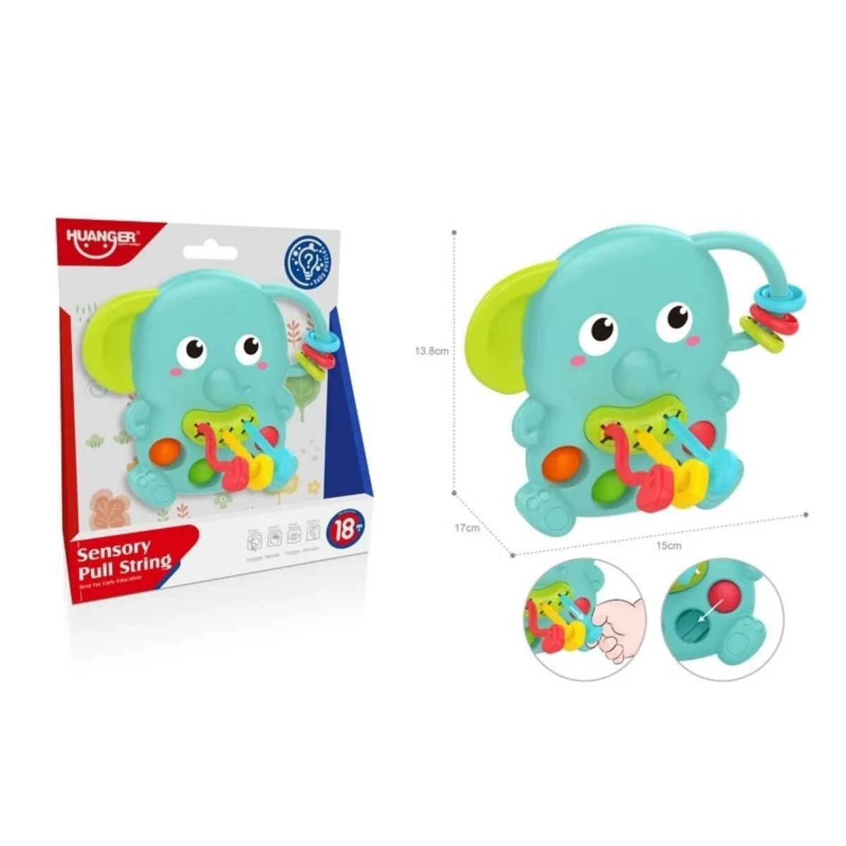 Juguete Sonajero Sensorial Montessori