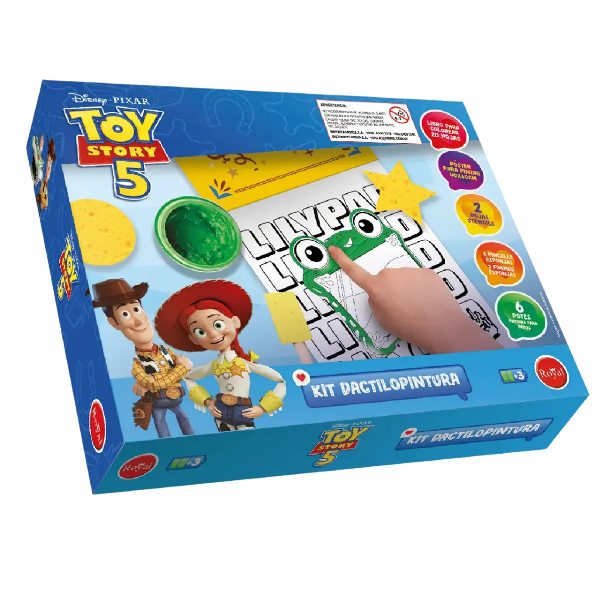 Kit Dactilopintura - Toy Story 5