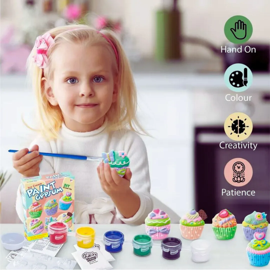 Kit de Arte de Yeso Cupcakes 2