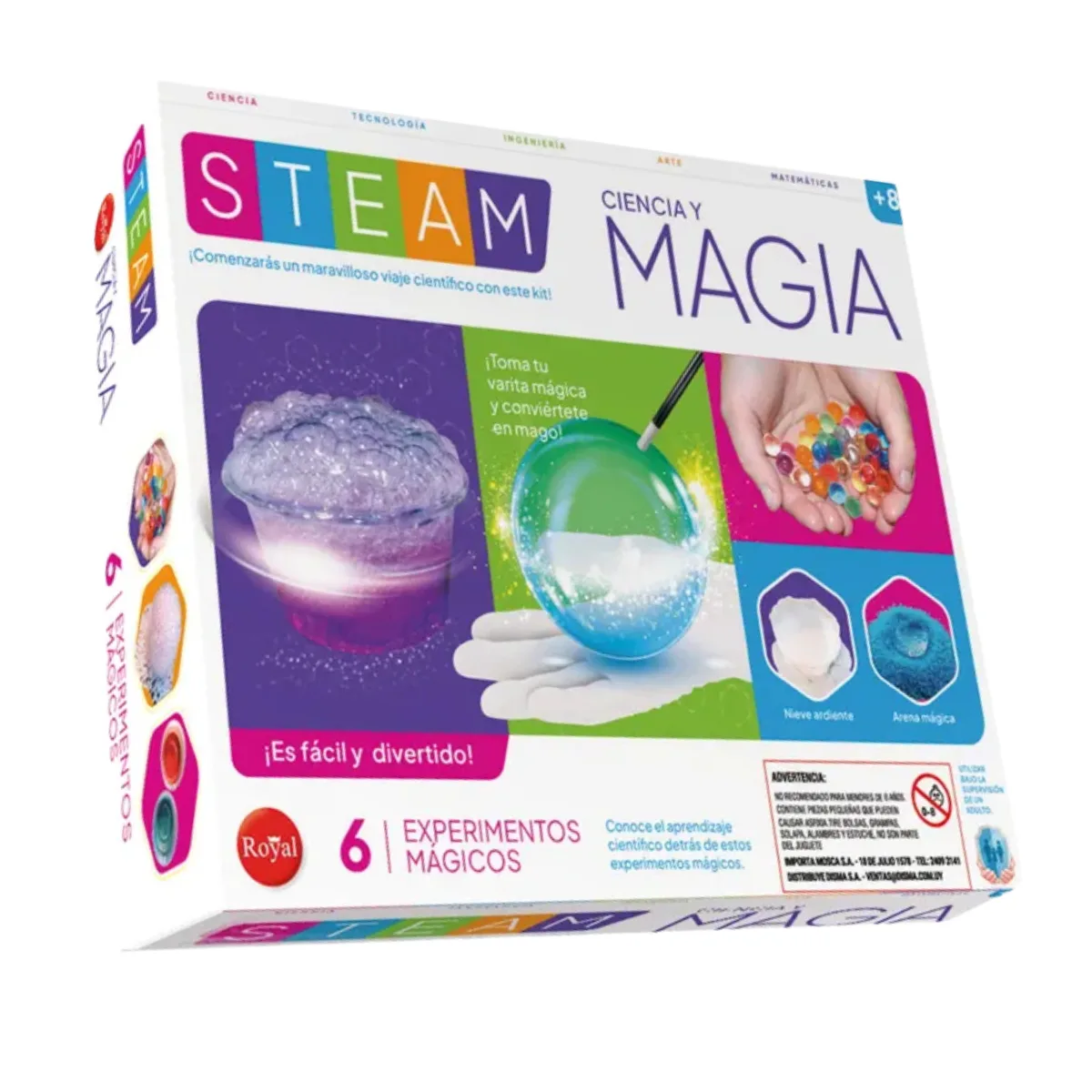 Kit De Ciencia 6 Experimentos Mágicos - Royal
