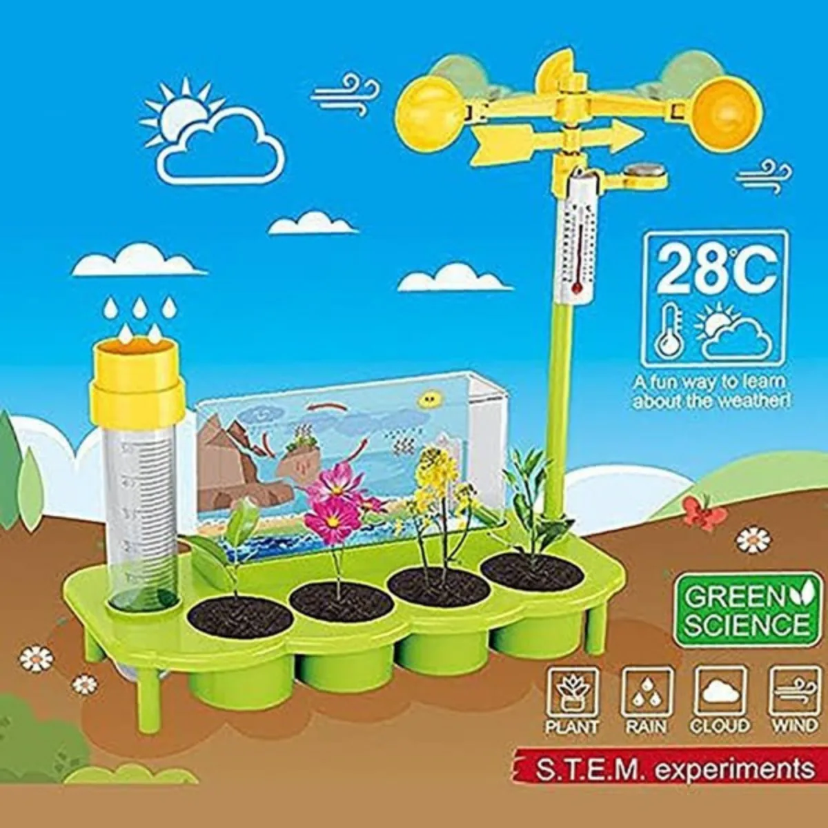 Kit De Ciencia Estacion Metereologica - STEM