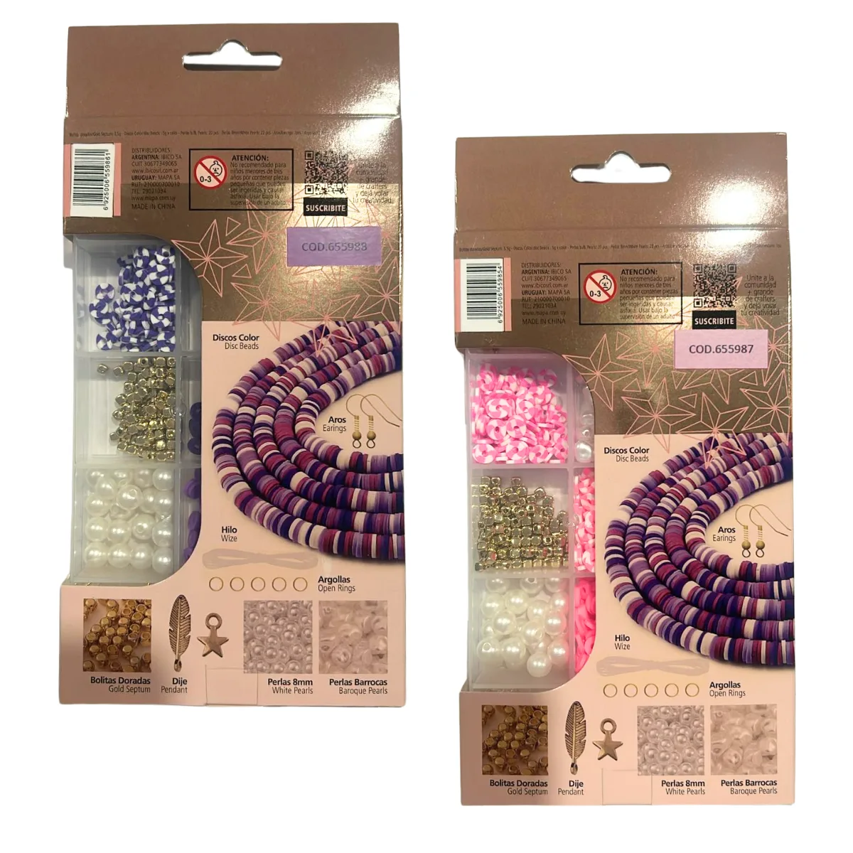 Kit de cuentas 700 piezas - Ibi Craft