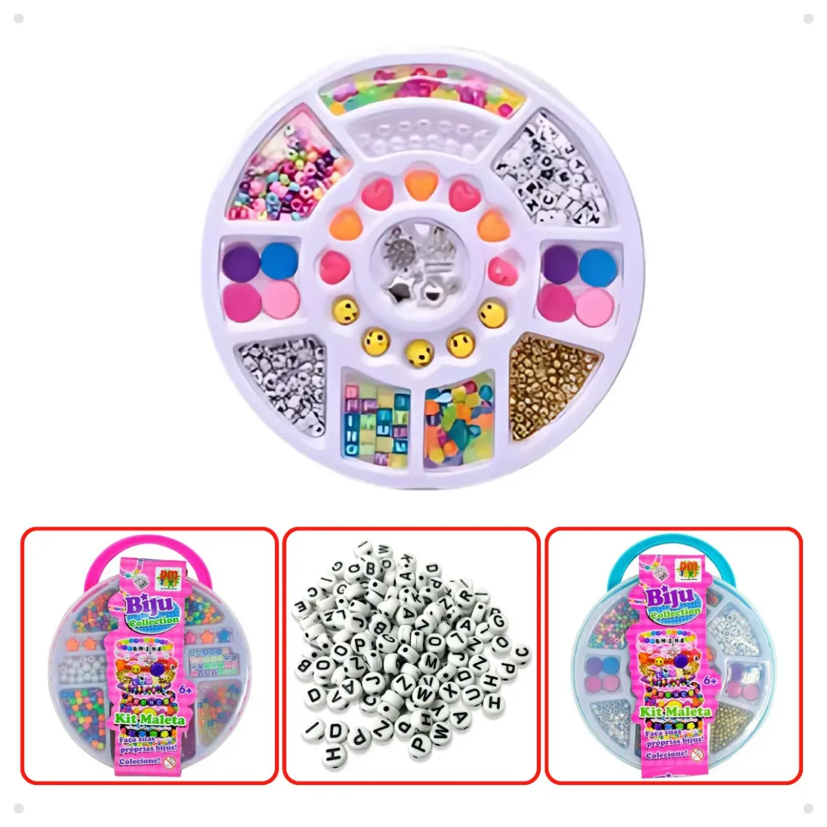 Kit de cuentas Pulseras y Collares +400 piezas 5
