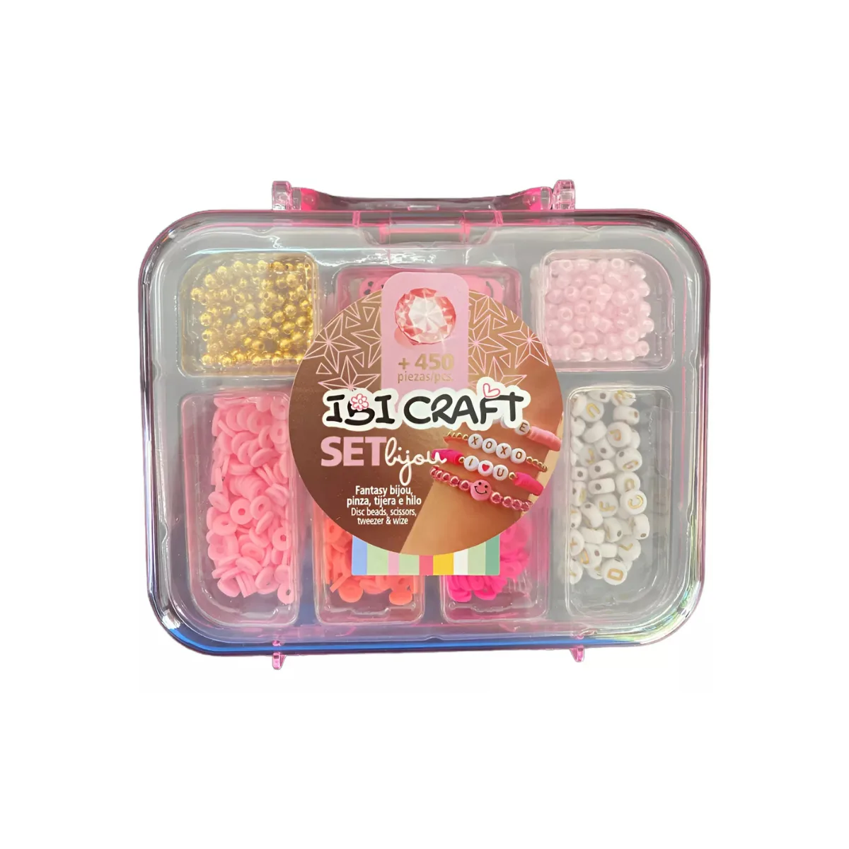 Kit de cuentas Pulseras y Collares 450 piezas - Ibi Craft 7