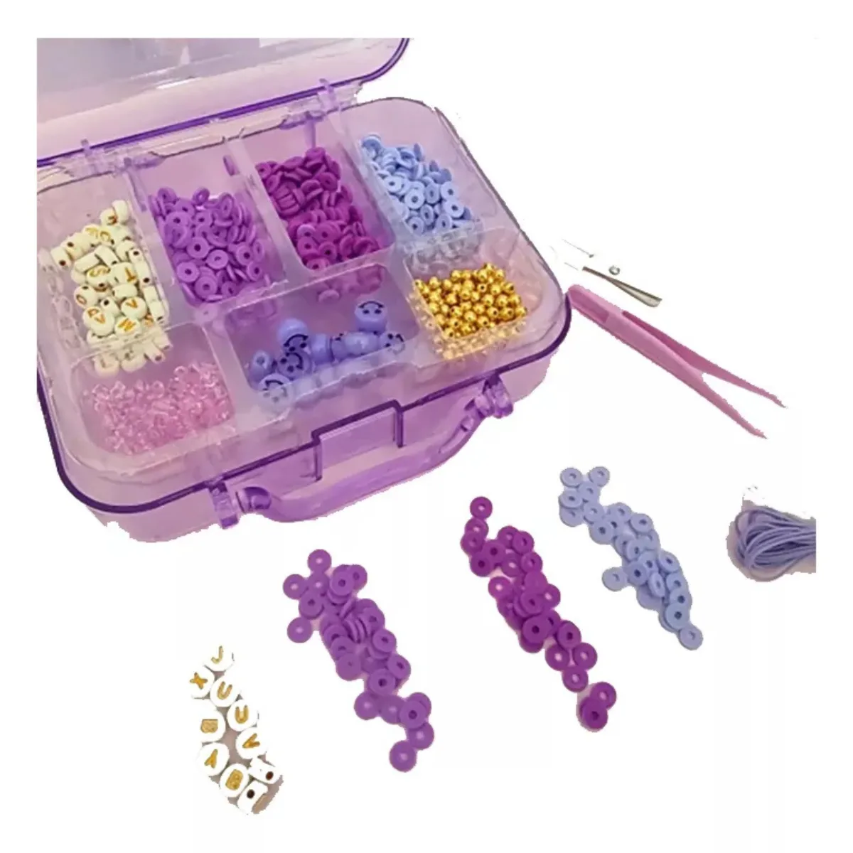 Kit de cuentas Pulseras y Collares 450 piezas - Ibi Craft 5