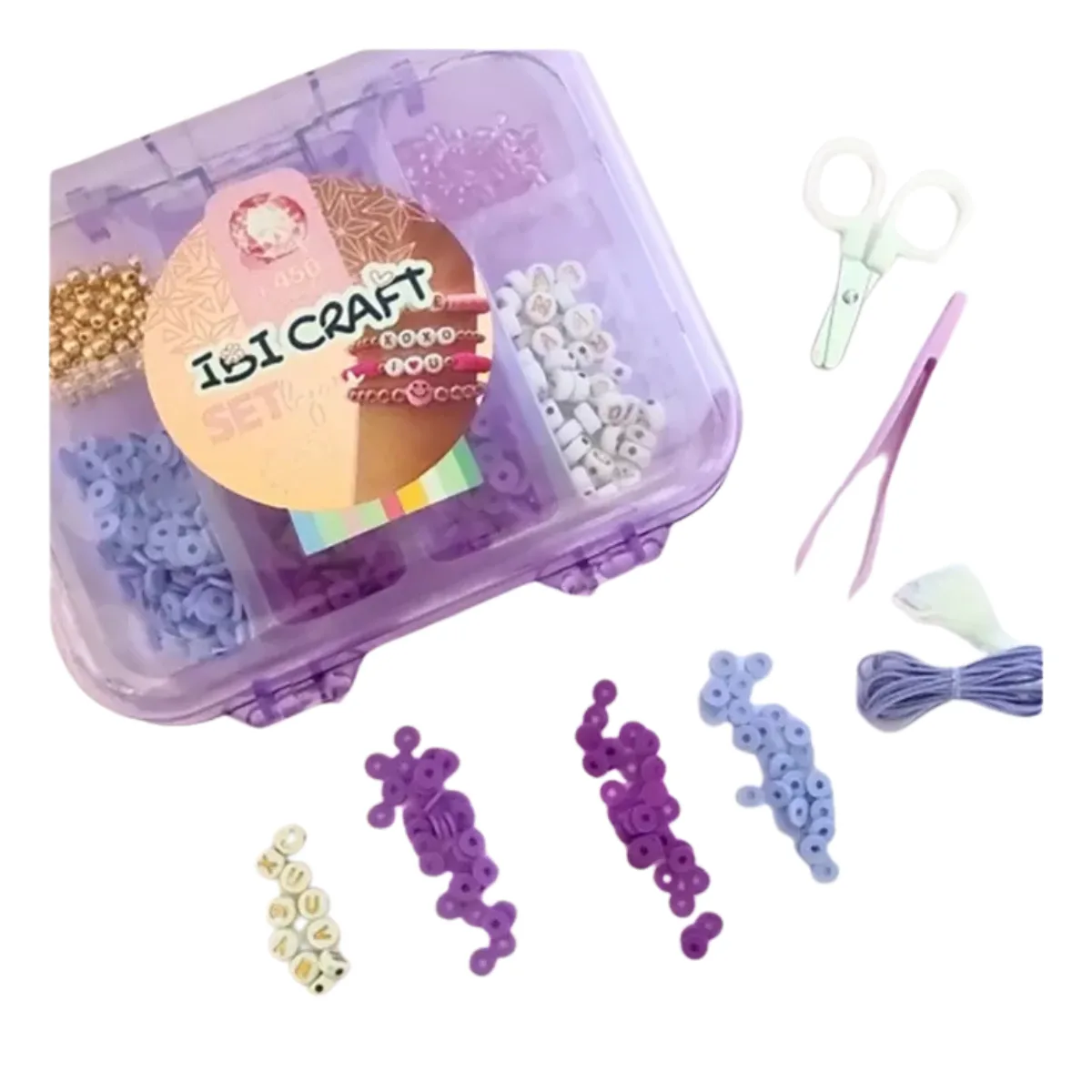 Kit de cuentas Pulseras y Collares 450 piezas - Ibi Craft 4