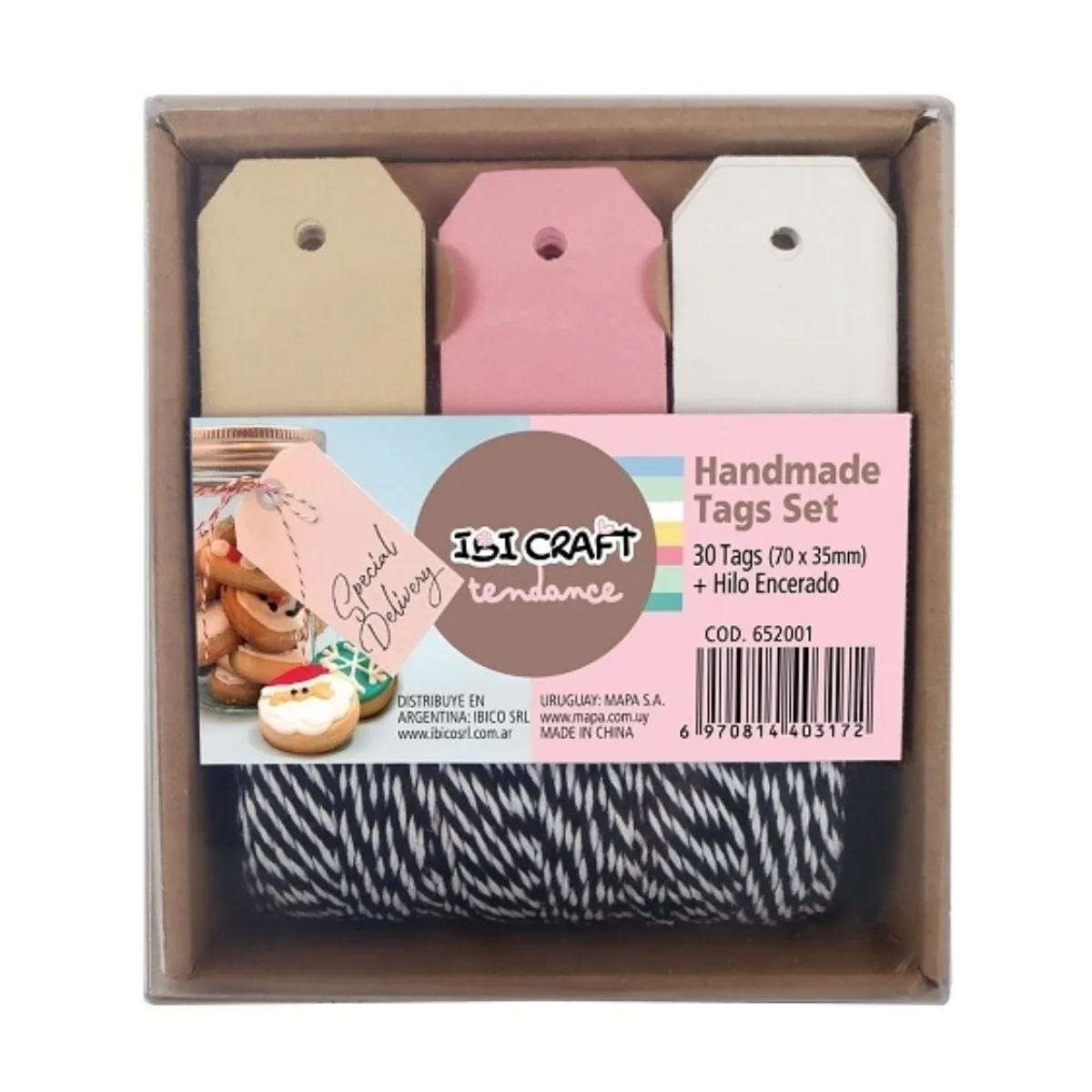 Kit de etiquetas con hilo - Ibi Craft