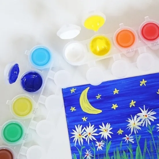 Kit Pintura Acrilica x14 Colores - Primo