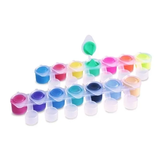Kit Pintura Acrilica x14 Fluo y Metal - Primo