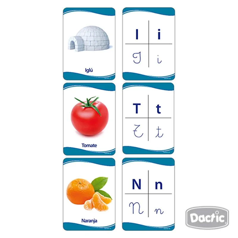 Láminas Abc Mayúsculas Y Minúsculas - Dactic