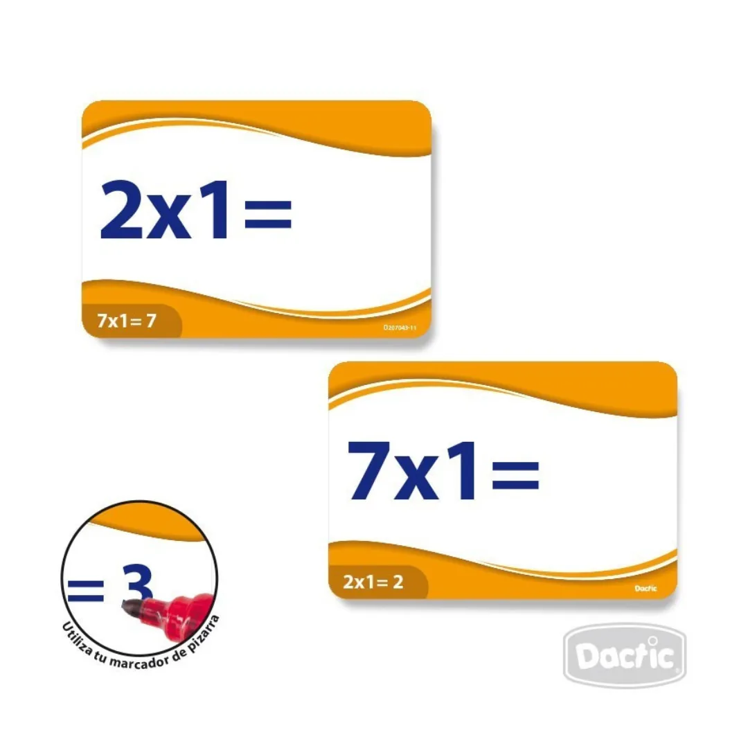 Laminas Aprendiendo a Multiplicar - Dactic