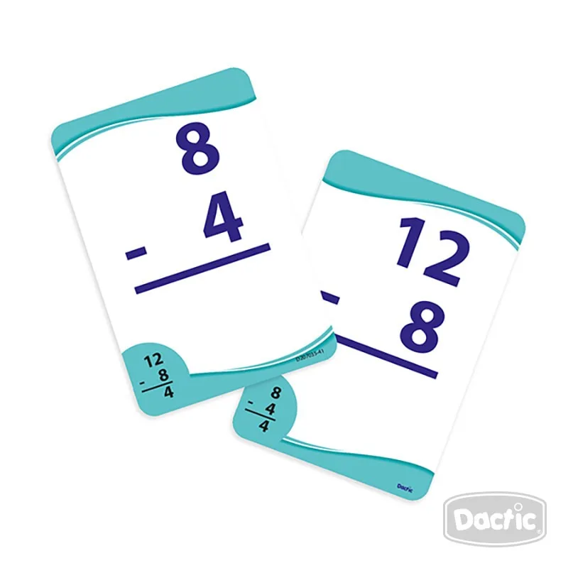Láminas Aprendiendo a Restar - Dactic