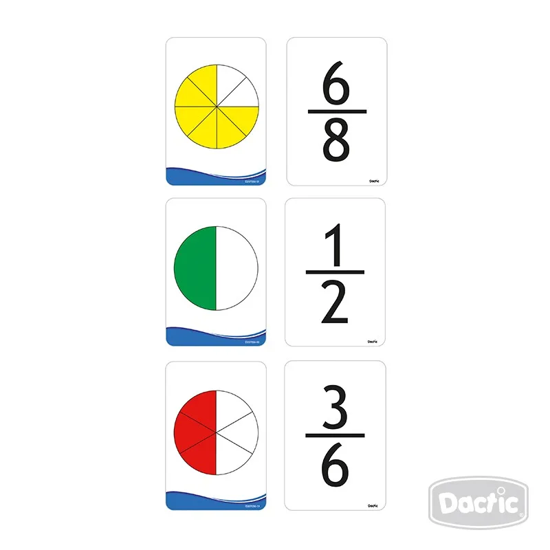 Laminas Aprendiendo Fracciones - Dactic
