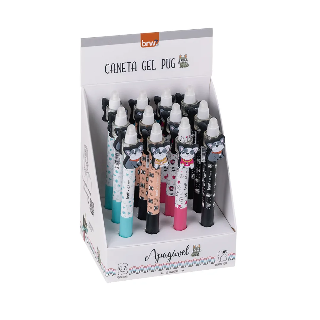 Lapicera borrable Pug Dog - BRW