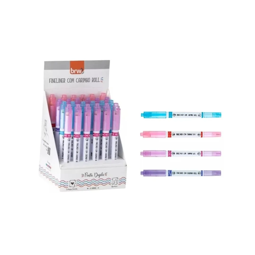 Lapicera Fibra con Sello - BRW