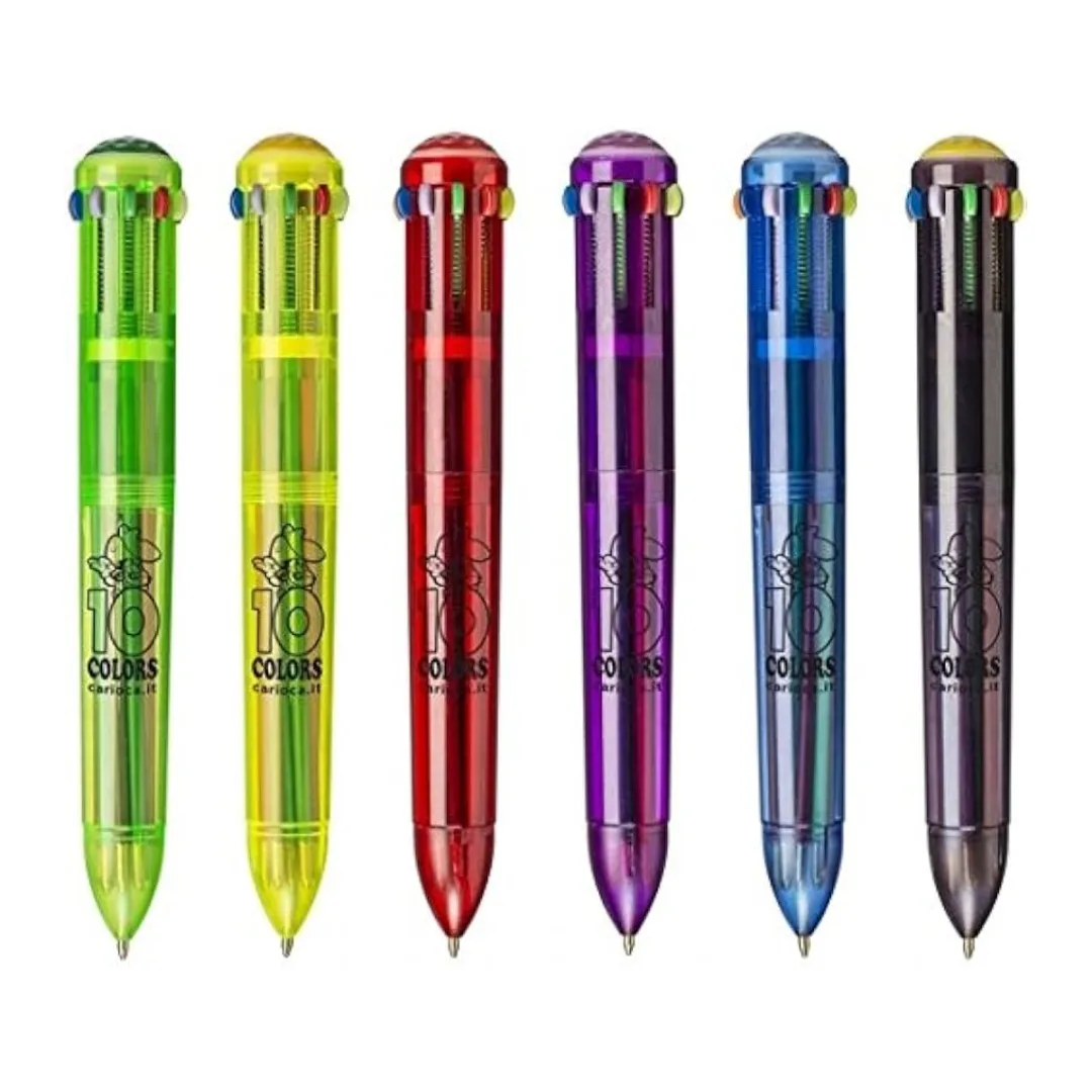 Lapicera Multicolor 10 Colores - Carioca