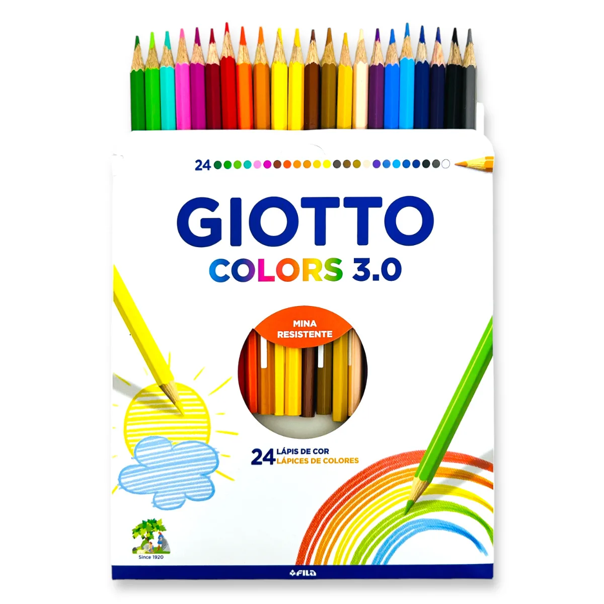 Lápices de Colores x24 - Giotto 3.0
