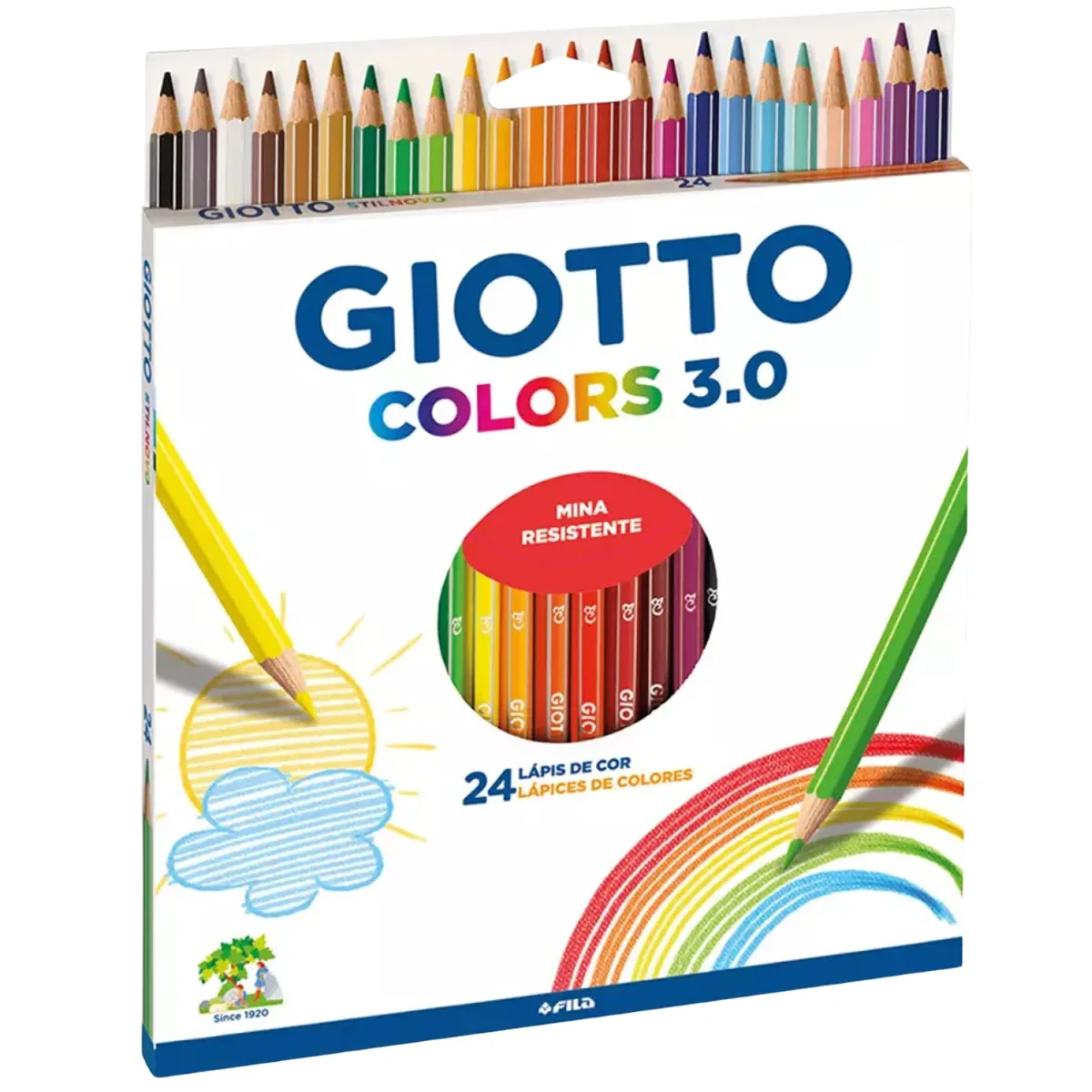 Lapices de Colores 3.0 x24 - Giotto