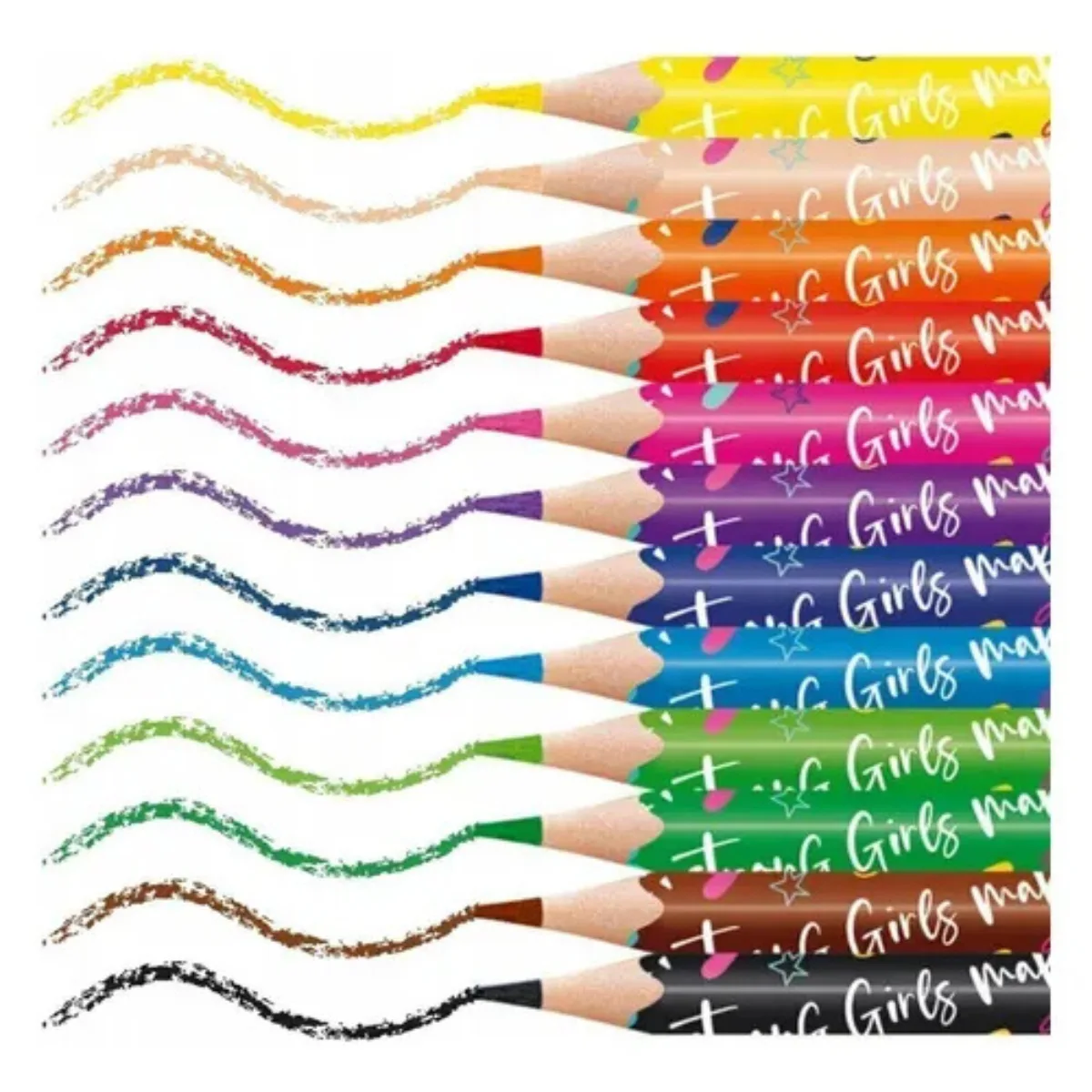 Lapices de Colores Barbie x12 - Maped