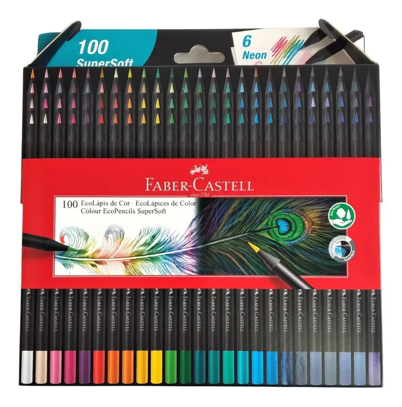 Lapices de Colores Supersoft x100 - Faber Castell