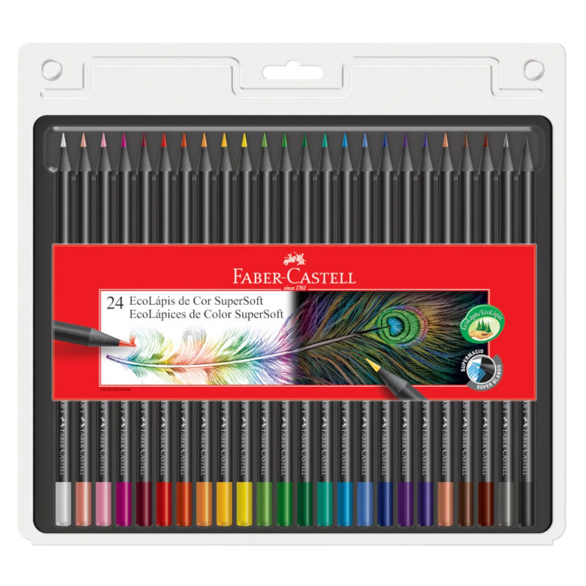 Lapices de Colores Supersoft x24 - Faber Castell