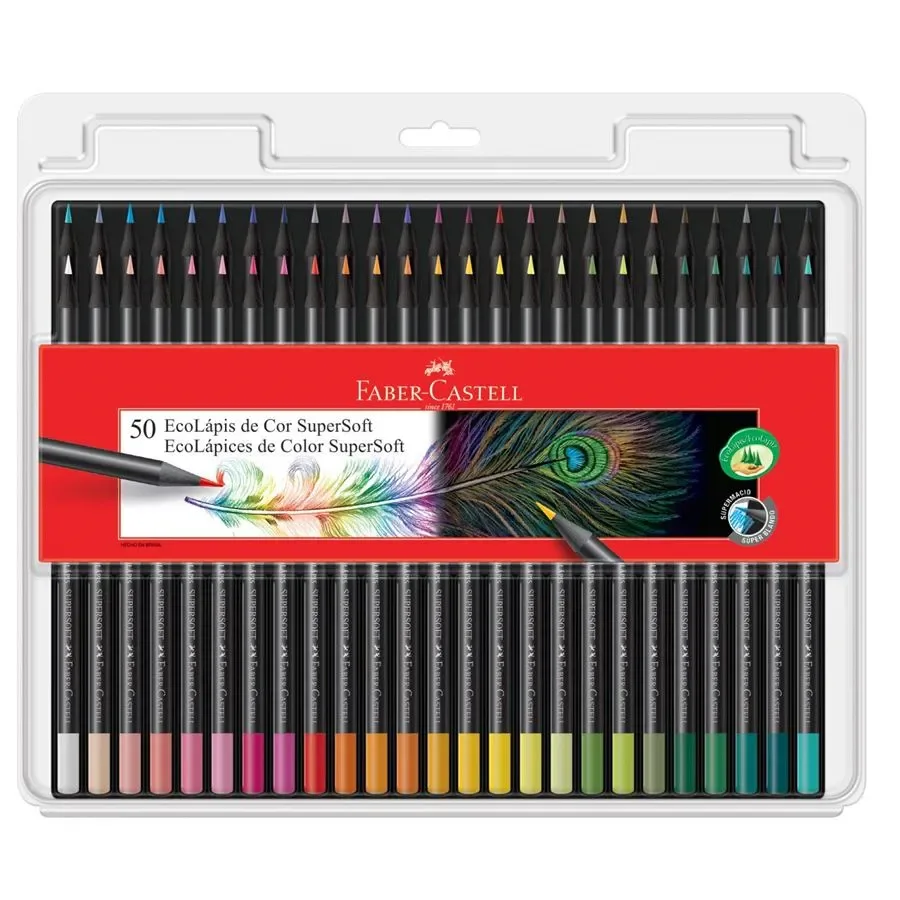 Lapices de Colores Supersoft x50 - Faber Castell