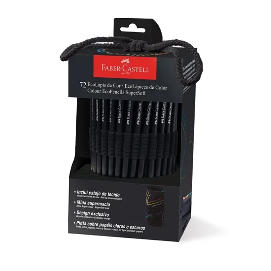 Lapices de Colores Supersoft x72 Estuche de Tela - Faber Castell