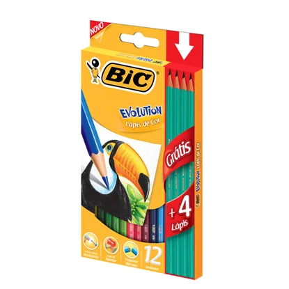 Lapices de Colores x12 + 4 - BIC